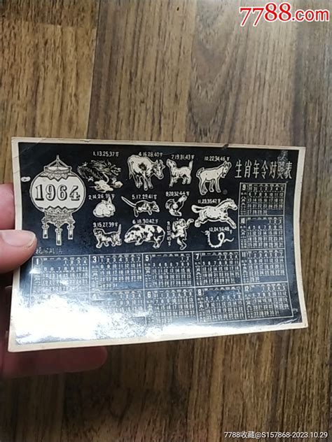 1964年 生肖